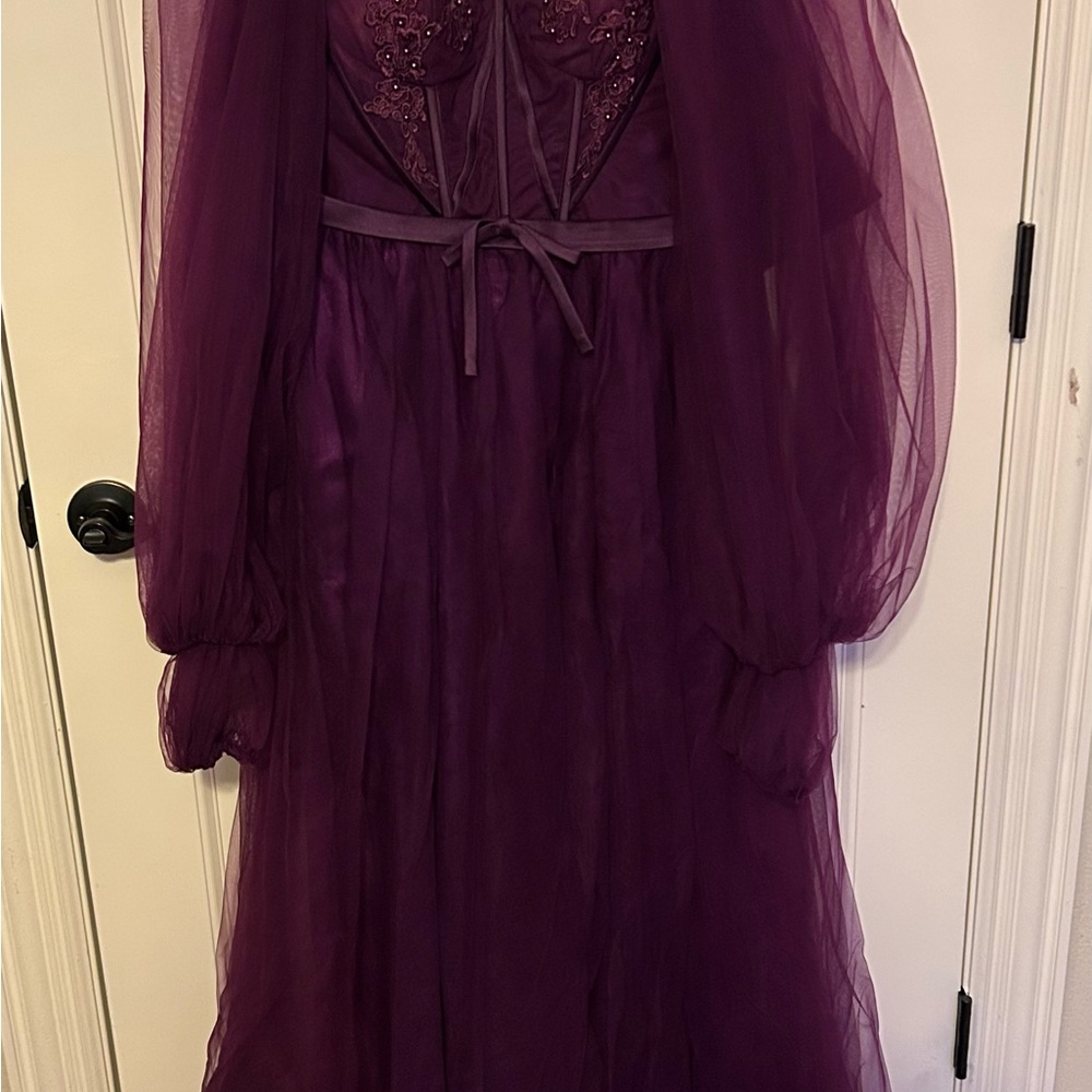 Elegant Purple Gown
